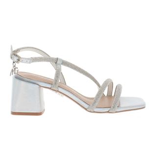 Marina Galanti Scarpe Donna Sandals Jewel Heeled 60 MG 1A147 Silver
