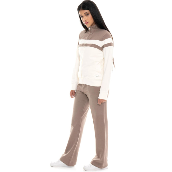 Chándal mujer Leone 1947 Apparel Never Without cuello alto cremallera invierno