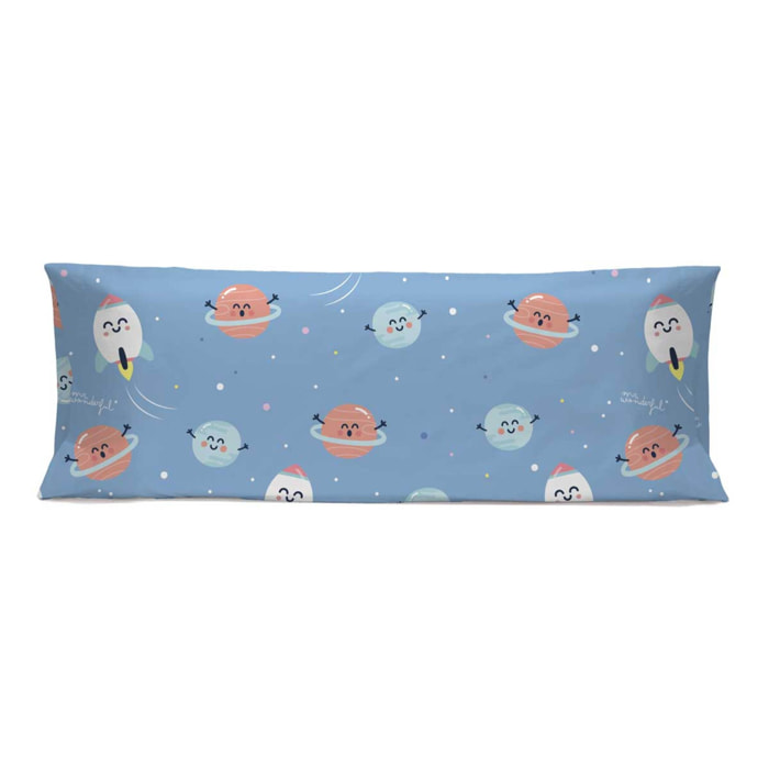 Funda de almohada 45x110 cm (cama de 90 cm) PLANETAS