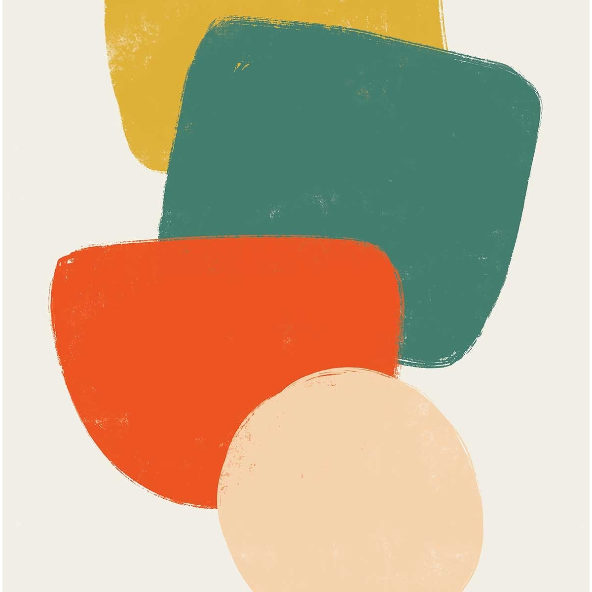 Affiche Palette couleur primaire Affiche sous cadre bois