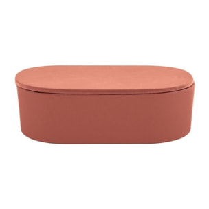 Boite à cotons Fibres de Bambou TAKEO Terracotta Spirella