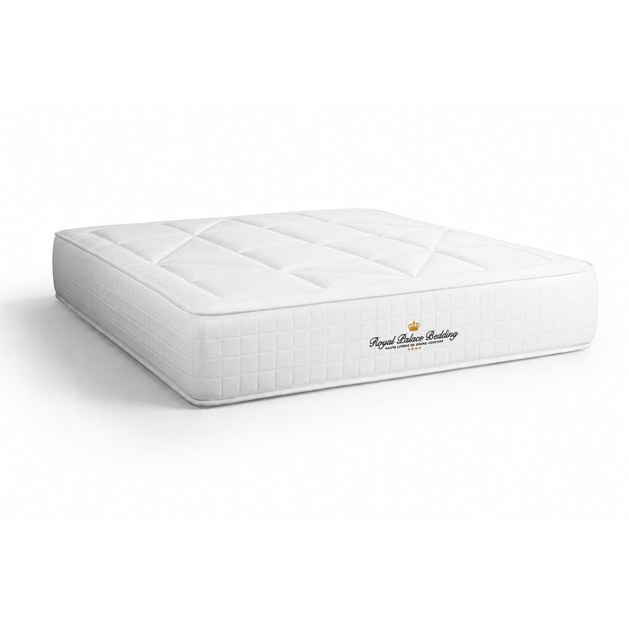 Matelas à Ressorts ensachés et mémoire de forme Windsor - 26cm d'épaisseurs et 5 zones de confort - 2 places