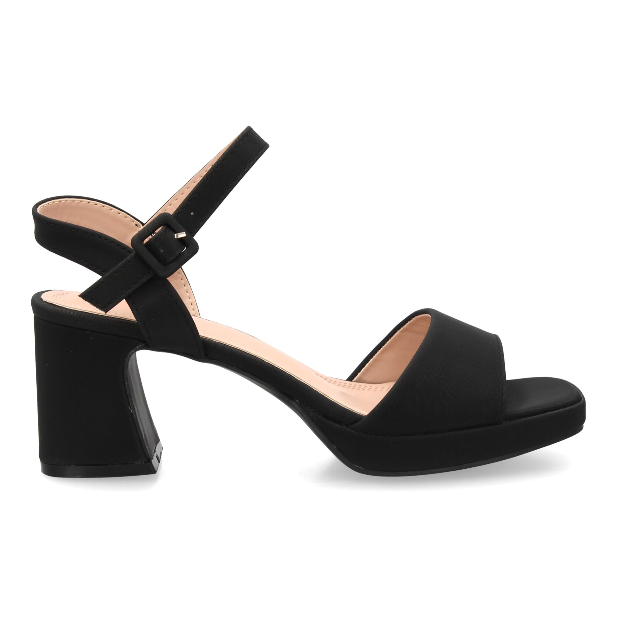 Sandalia tacón ancho plataforma elegante para mujer