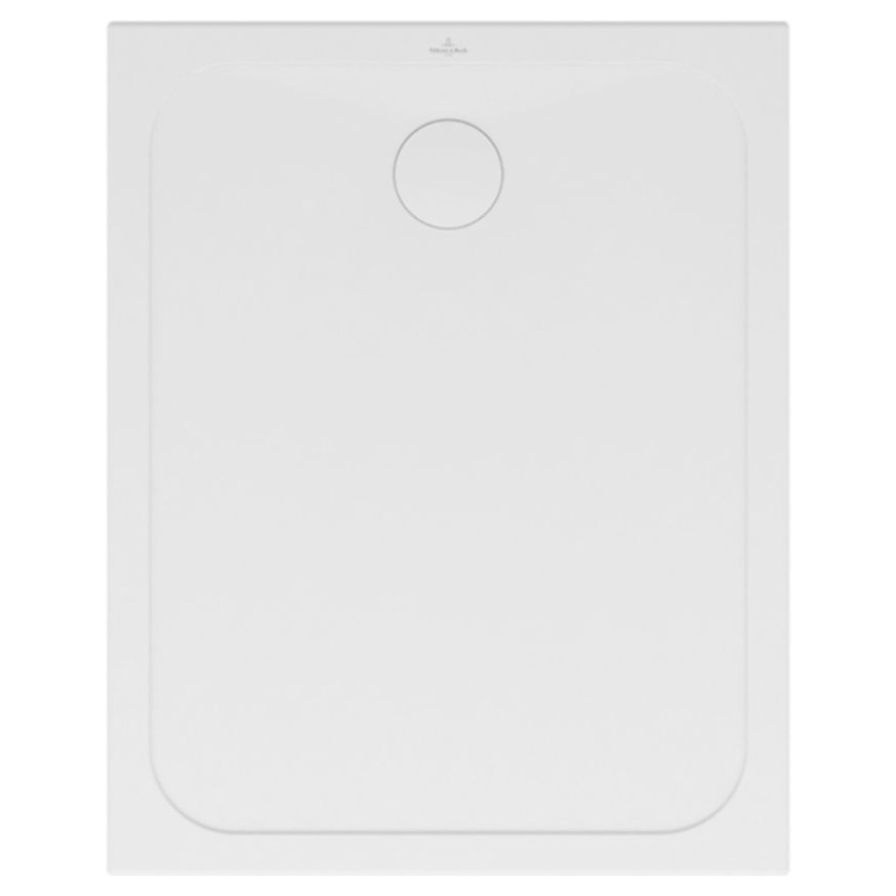 Receveur de douche antidérapant 100 x 80 Lifetime Plus céramique blanc