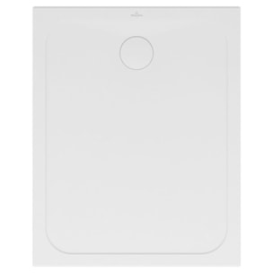 Receveur de douche antidérapant 100 x 80 Lifetime Plus céramique blanc