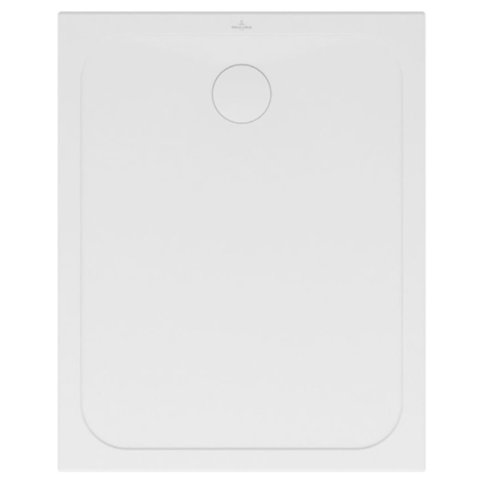 Receveur de douche antidérapant 100 x 80 Lifetime Plus céramique blanc