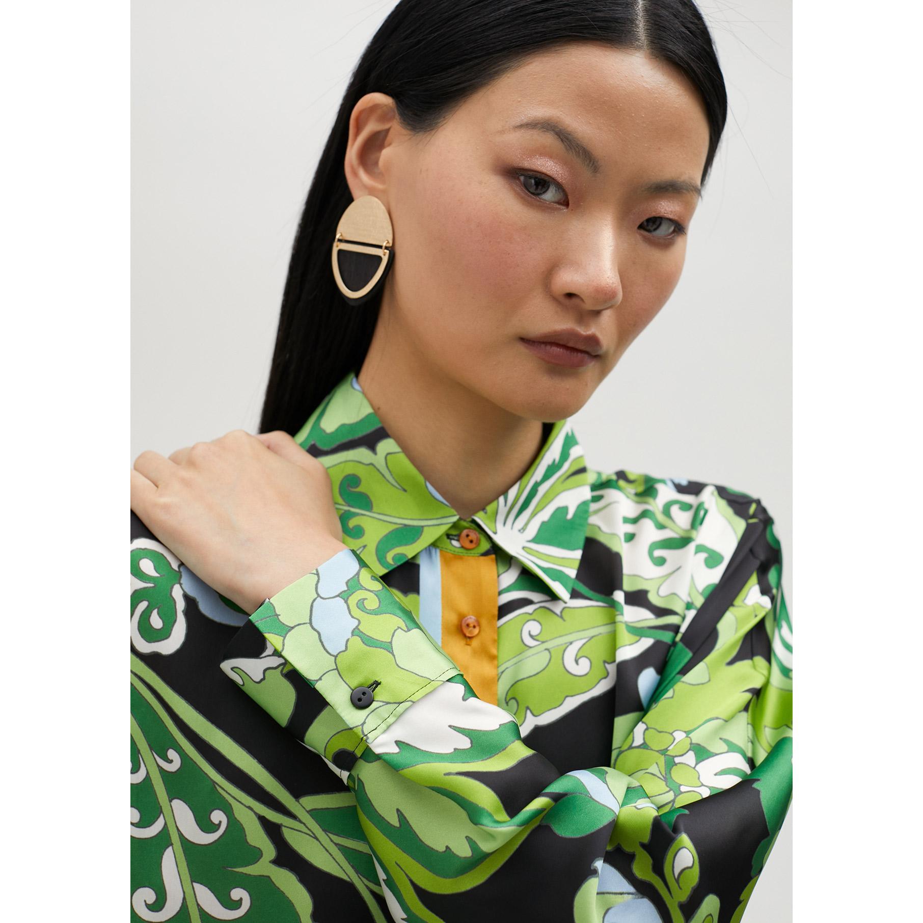 Camicia con stampa paisley