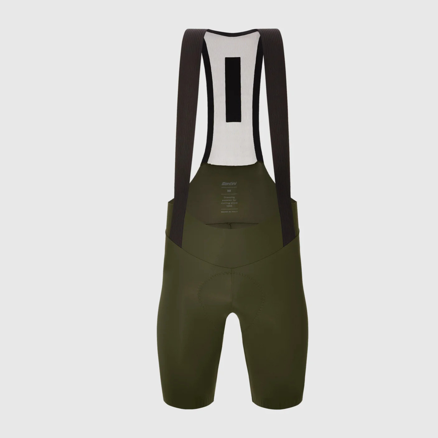 Plush Men's Bib Shorts - Vert Militaire - Verde Militare