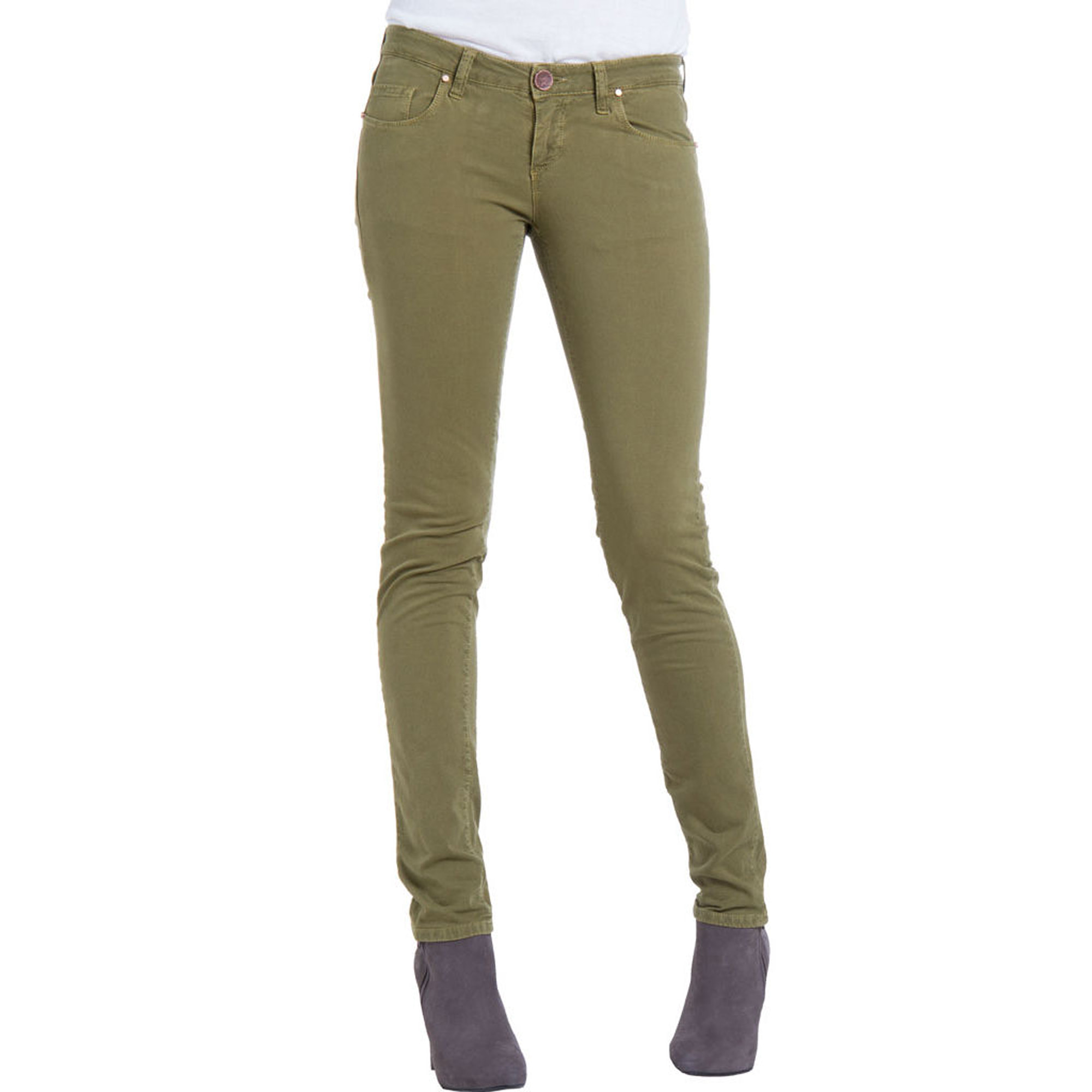 GABARDINA STRETCH. Vita bassa e gamba stretta.