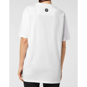 PHILIPP PLEIN T-Shirt Round Neck SKULL AND PLEIN