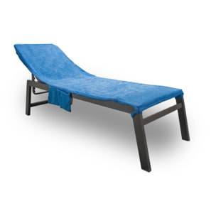 Telo Mare Lettino In Spugna Tinta Unita Modello Pool&Beach