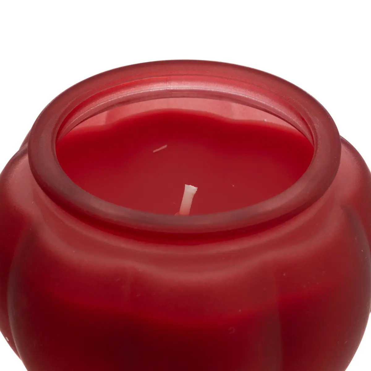 Bougie parfumée citrouille verre D.8,5cm assorti