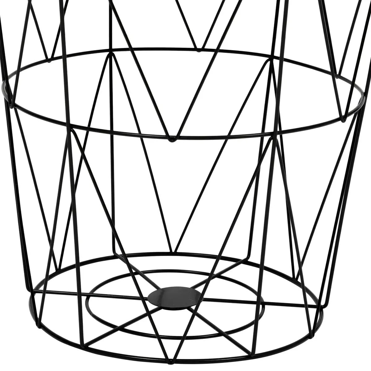 Table d'appoint "Kumi" noir 40x37x37cm