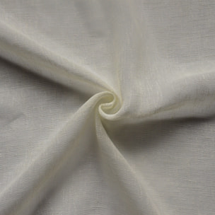 Voilage   - Effet lin fluide - Ivoire