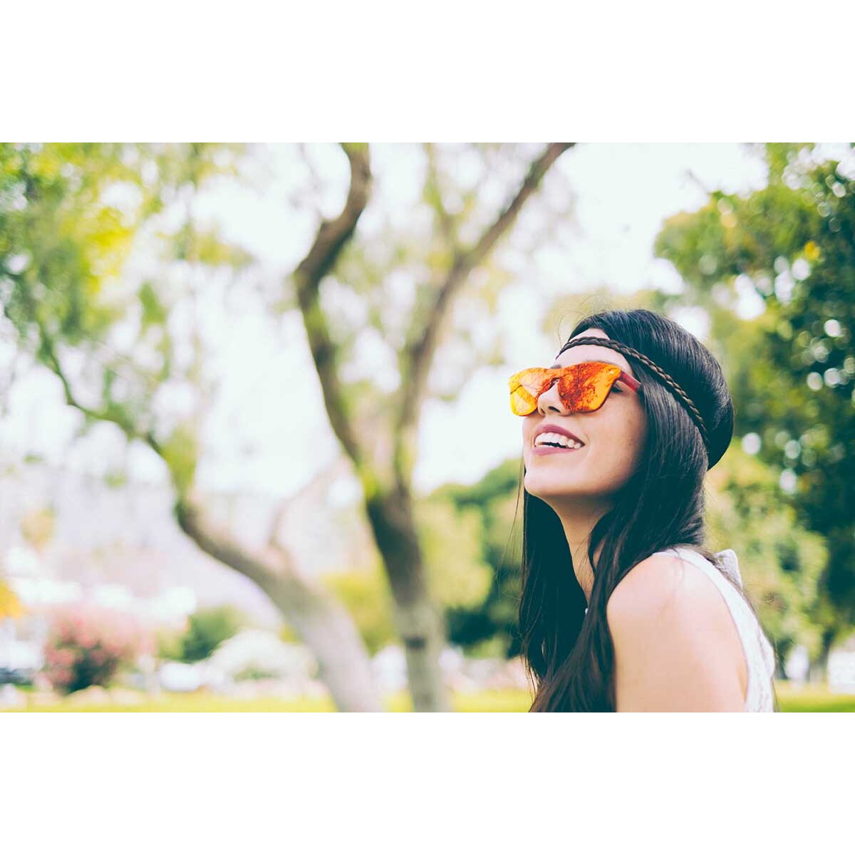 Gafas de sol OCEAN SOCOA - Transparente rojo mate / Plana roja revo