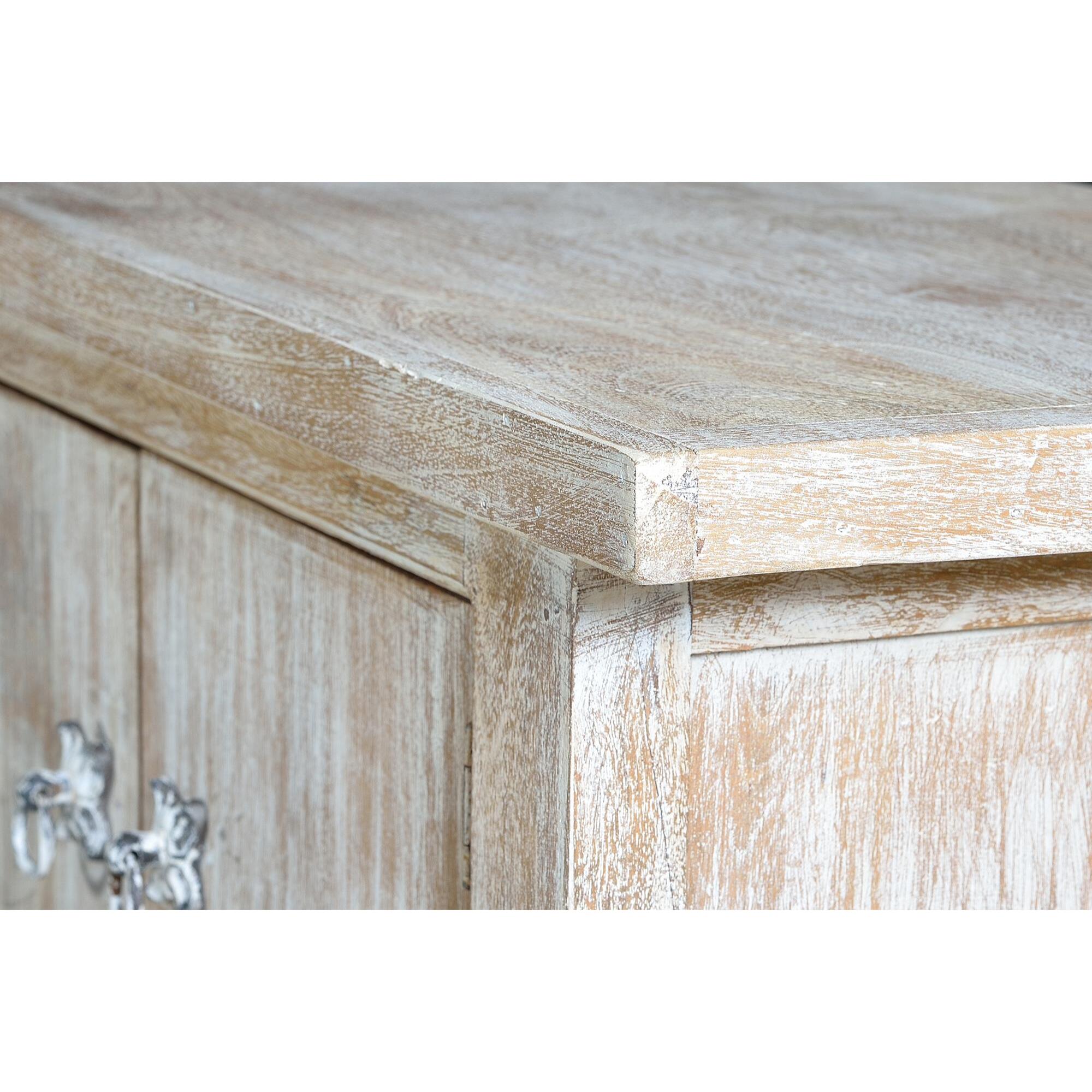 Mueble tv - madera de mango - 230x50x44cm