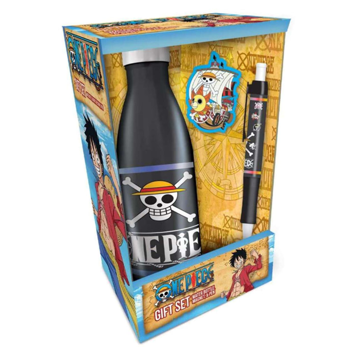 One Piece Regalo Set Bottiglia Magnet & Pen Accessori Pyramid International