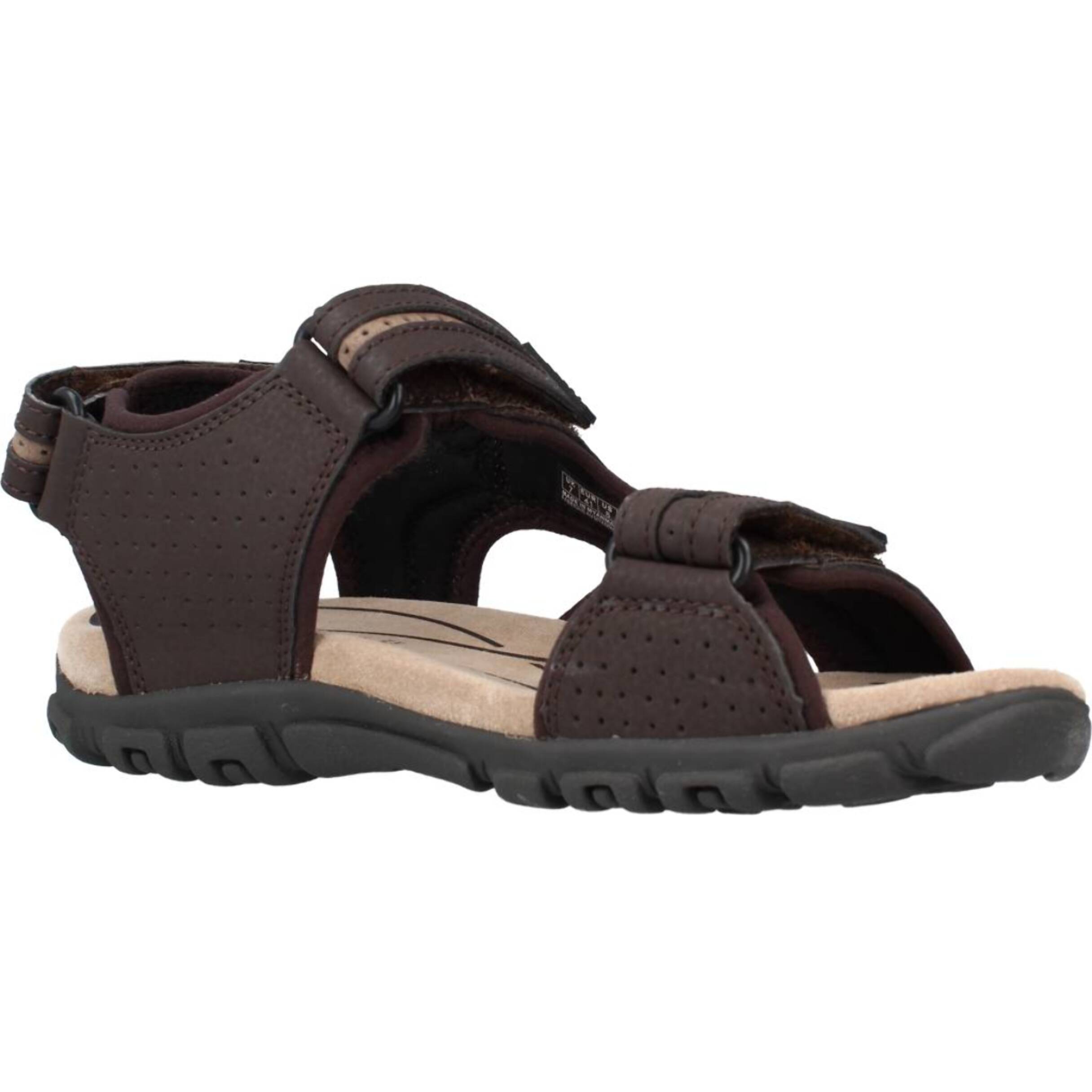 Sandalias Hombre de la marca GEOX  modelo UOMO SANDAL STRADA MARRON