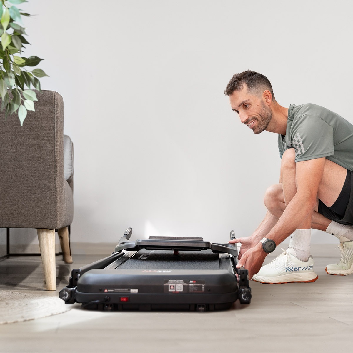 Cinta de correr plegable FITFIU 14km/h ultracompacta 2.0HP