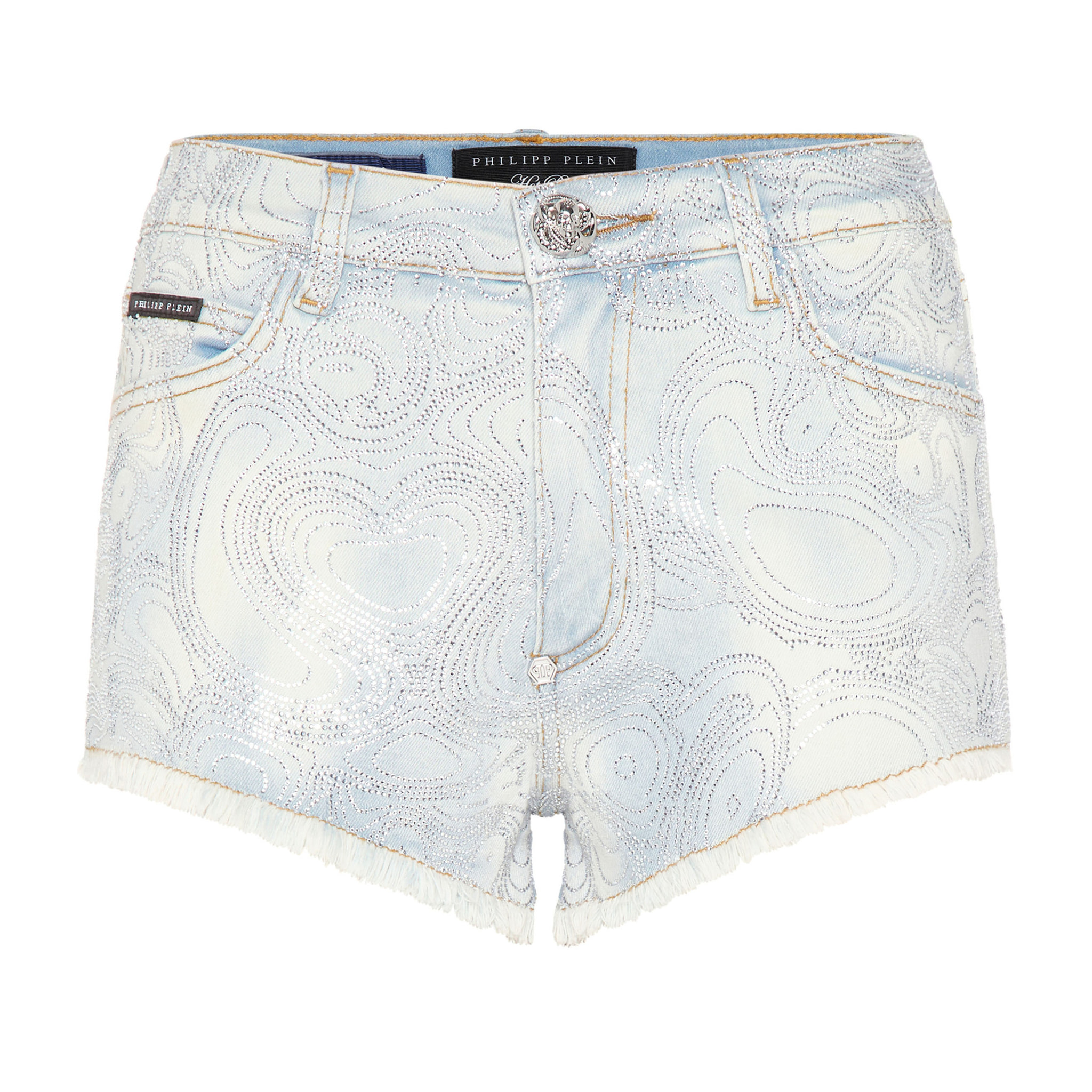 PHILIPP PLEIN Pantalones cortos vaqueros TEDDY