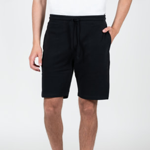 Bermuda con stampa logo french terry