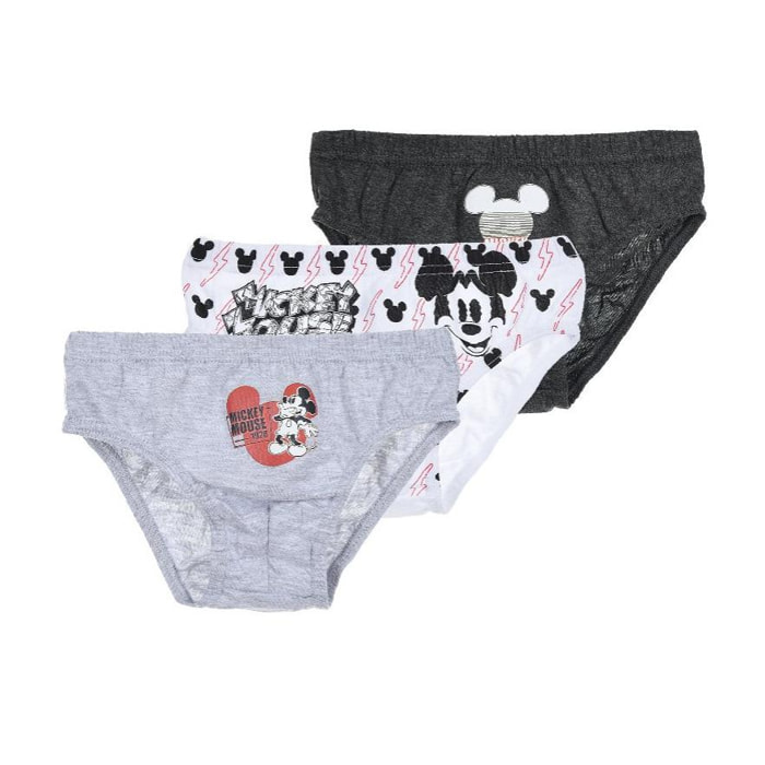 Set 3 mutandine Mickey 2/3 Anni Lui Disney Multicolor