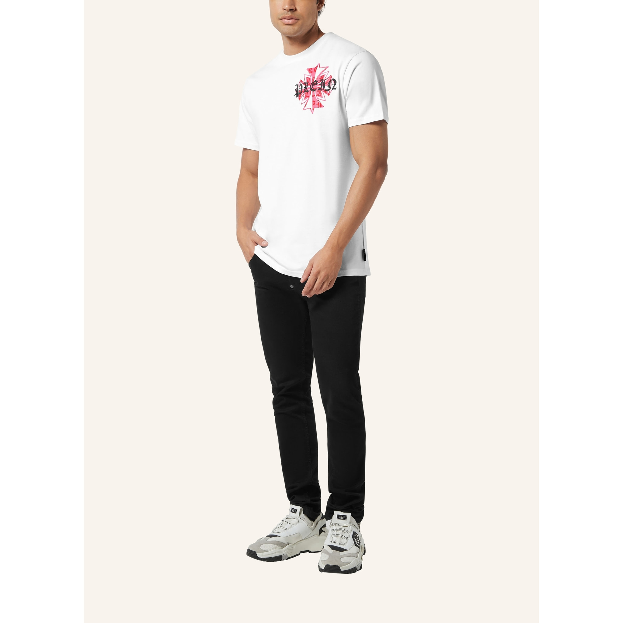 PHILIPP PLEIN Maglietta girocollo Ss CREST