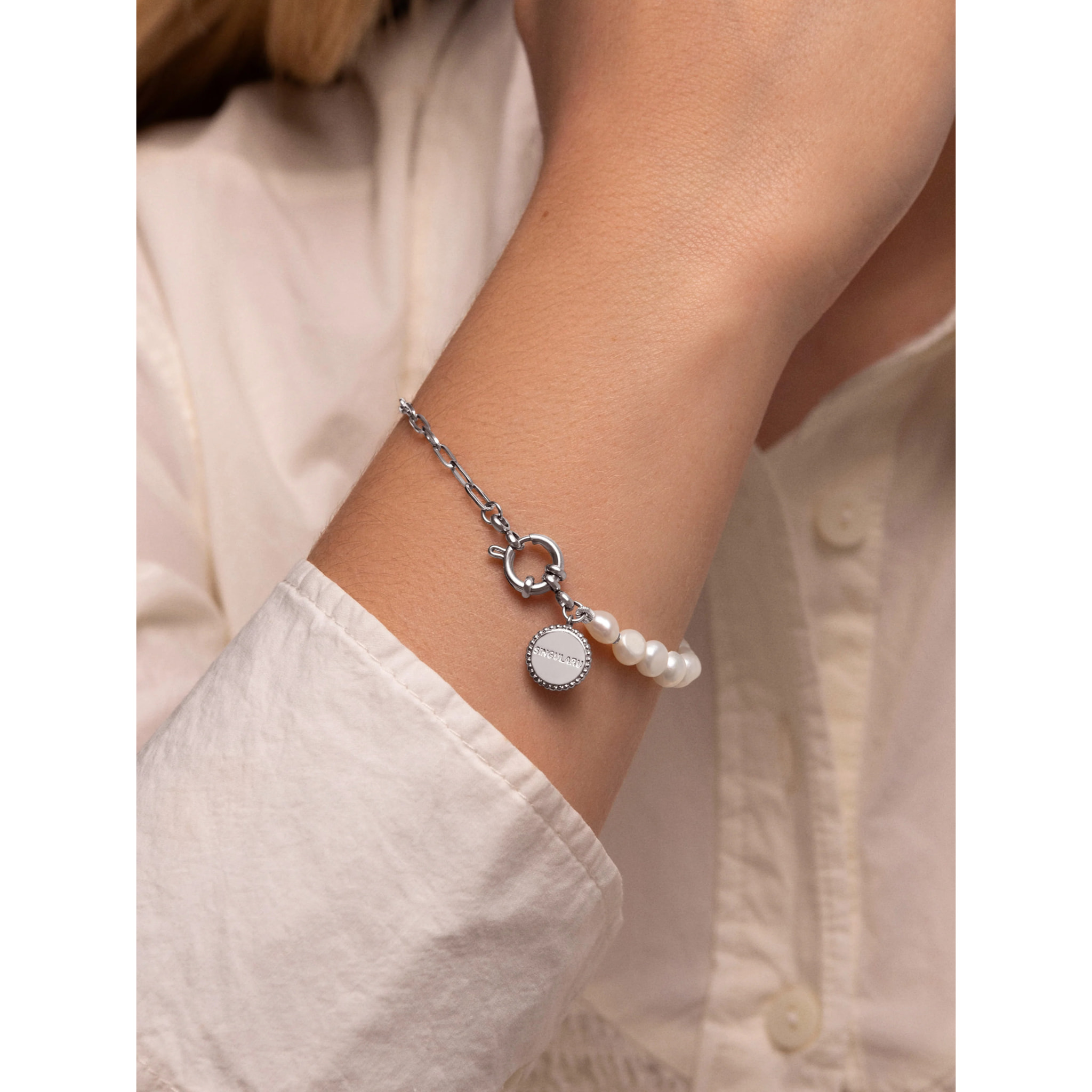 Bracciali Chic Pearl  in Acciaio