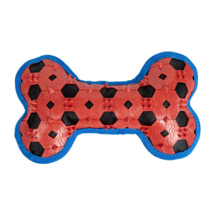 Juguete forma de hueso para perros diseño spiderman