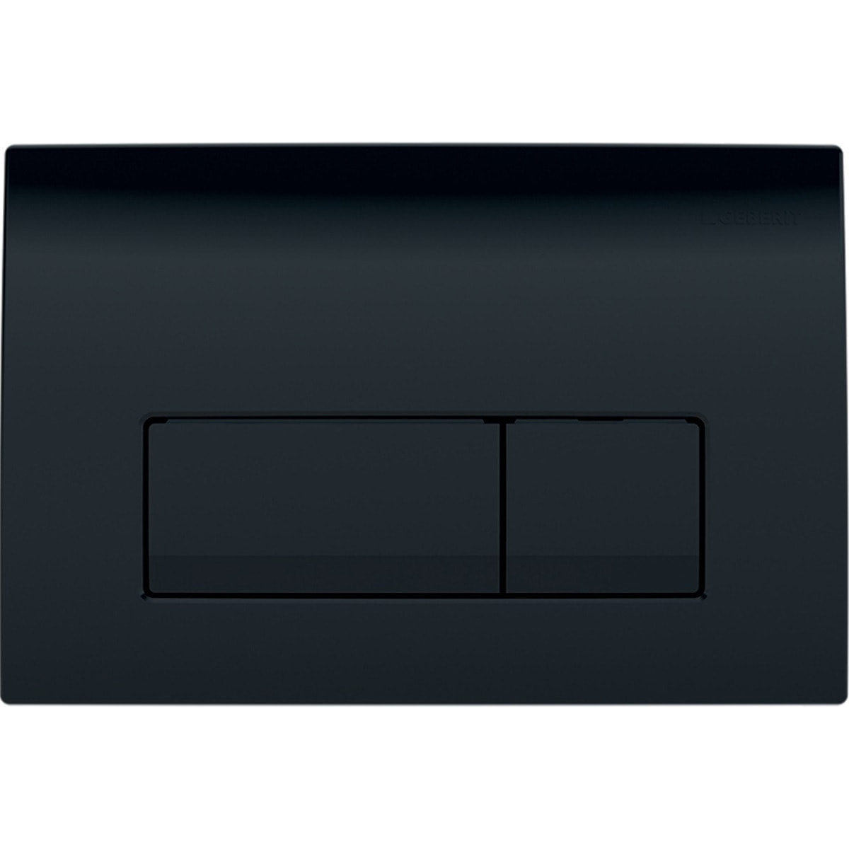 Delta 50 Plaque de commande double touche, Noir  brillant (Delta-7)