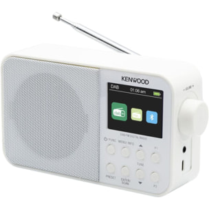 Radio DAB KENWOOD DAB BT CRM30DAB-W Blanc