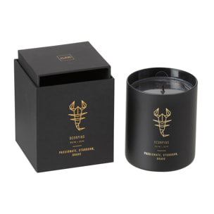 J-Line bougie parfumée Astro Scorpion – Rainbow Reef – noir - 50H