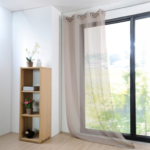 Voilage uni et léger - Beige