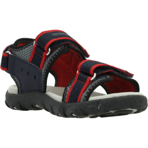 Sandalias Niño de la marca GEOX  modelo JR SANDAL STRADA A ROJO