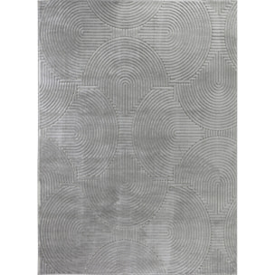 REYKO Alfombra de Interior/Exterior con Motivos 3D en Relieve
