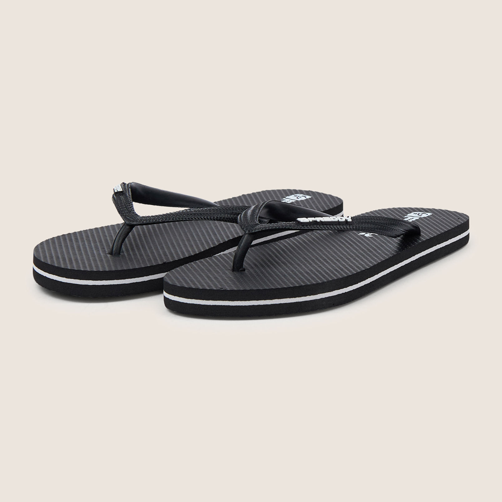 Infradito flip-flop donna con riga a contrasto e loghi
