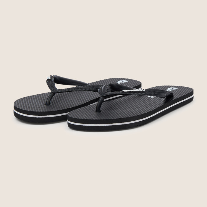 Infradito flip-flop donna con riga a contrasto e loghi