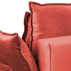 Canapé Velours droit Verduro - 4 Places