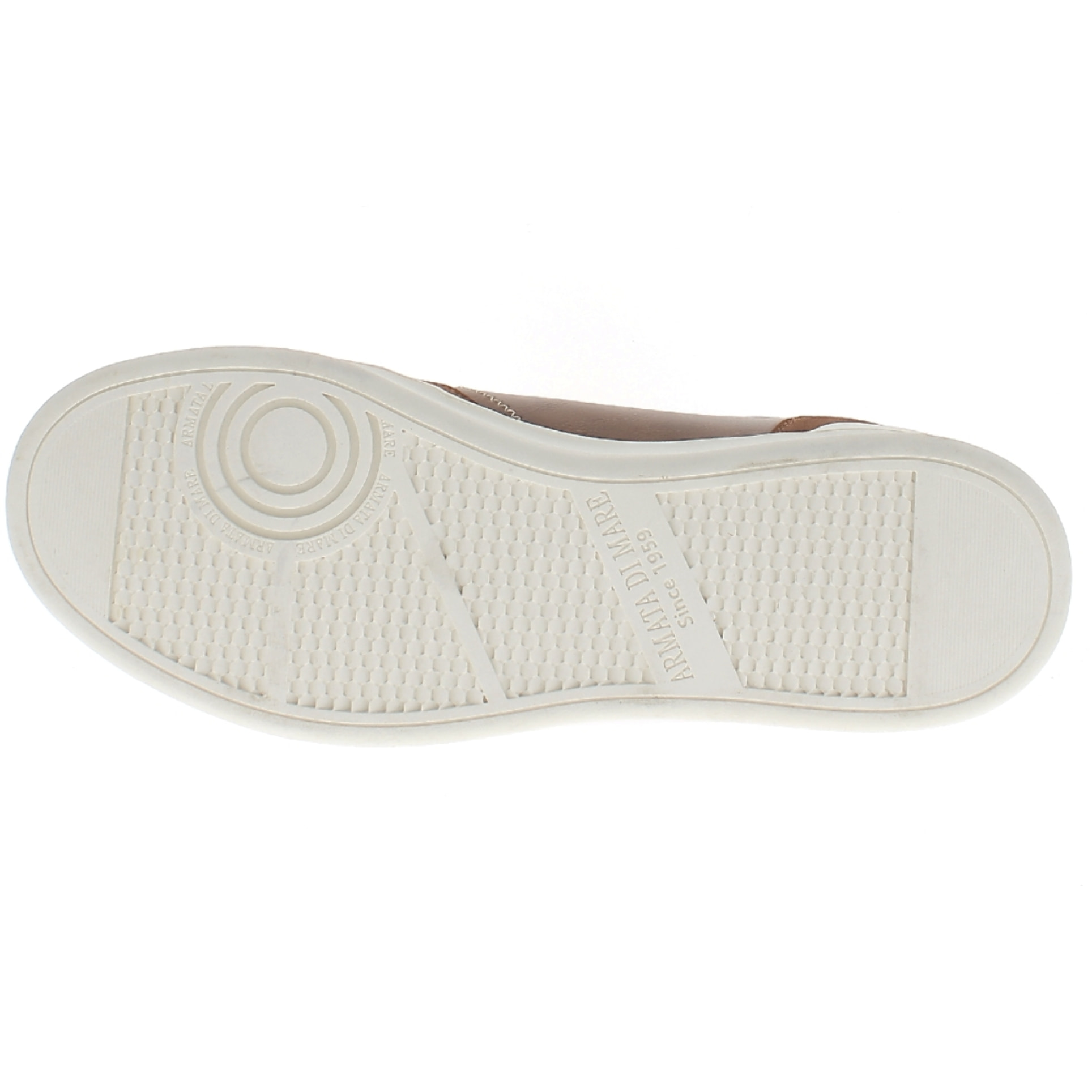 Armata di Mare Scarpe Uomo Sneakers Casual Stringate Basse con Soletta Rimovibile in Memory Foam AMU W24D642 Cuoio