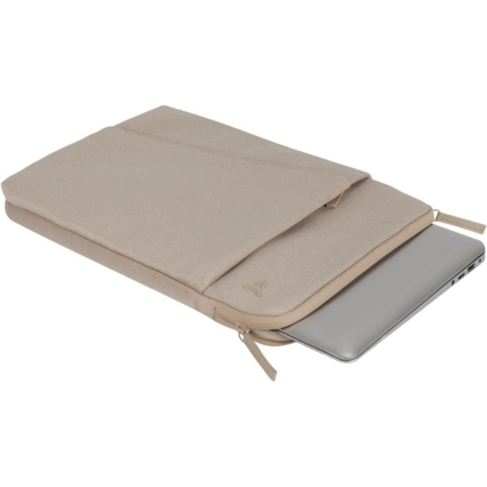 Housse ADEQWAT Pocket sleeve 15-16 beige chiné