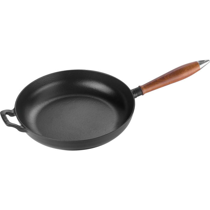 Poêle 28 cm, Fonte, Noir mat