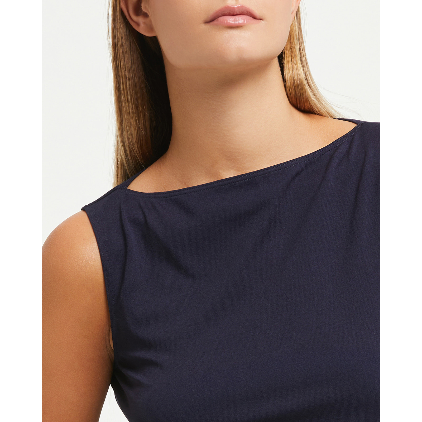 Smanicato scollo barchetta seamless