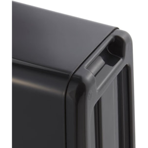 Cubo de la Basura Premium con Tapa Abatible, Magne, Gris grafito