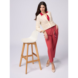 Oltre - Pantaloni in tessuto fluido - Rosso