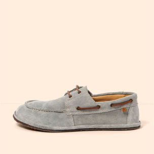 Zapatos N5675 SILK SUEDE BLUE/ BARE color Blue