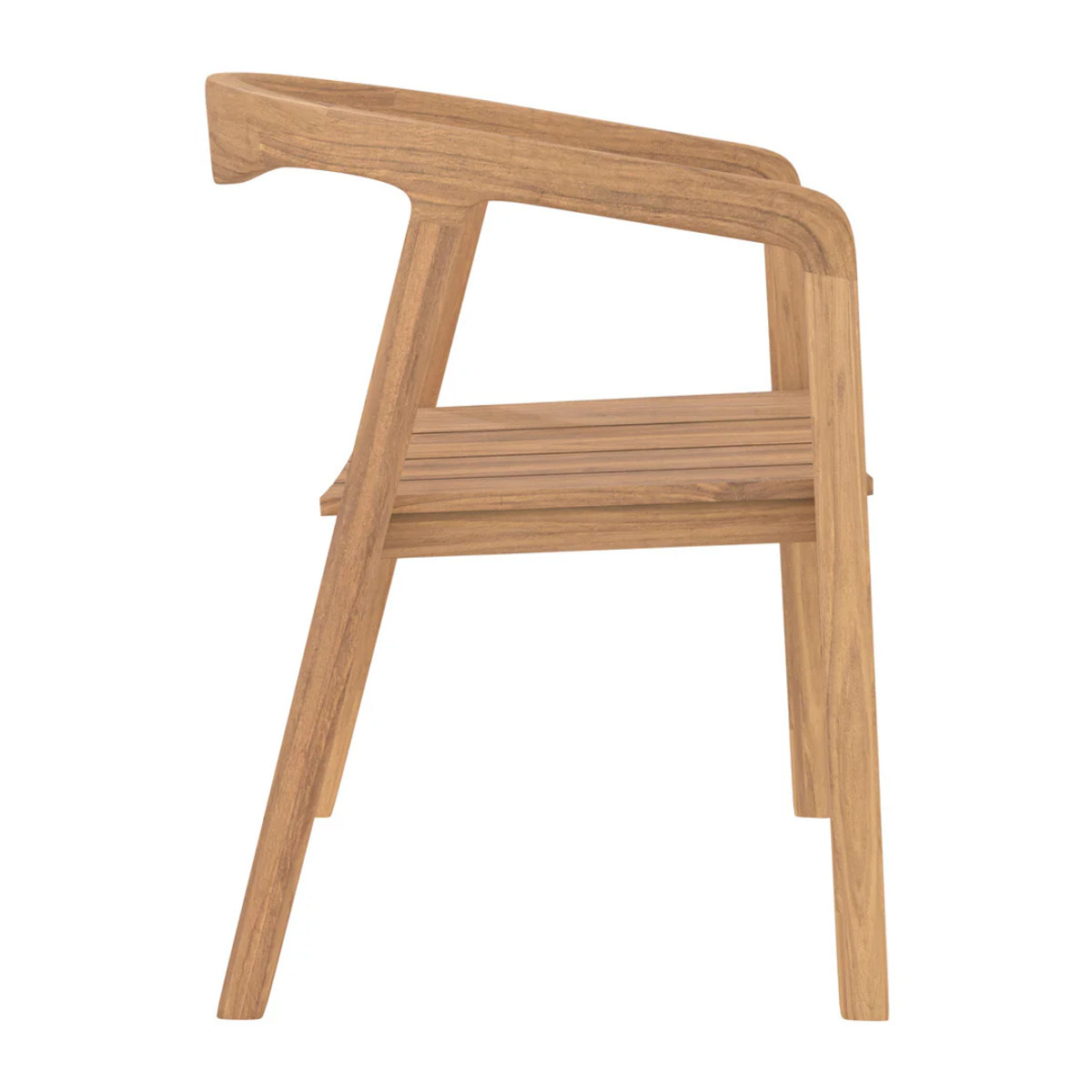 Chaise de jardin en bois de teck massif - Kora