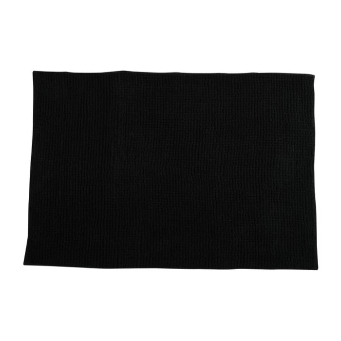 Tapis de bain Microfibre CHENILLE 60x90cm Noir MSV