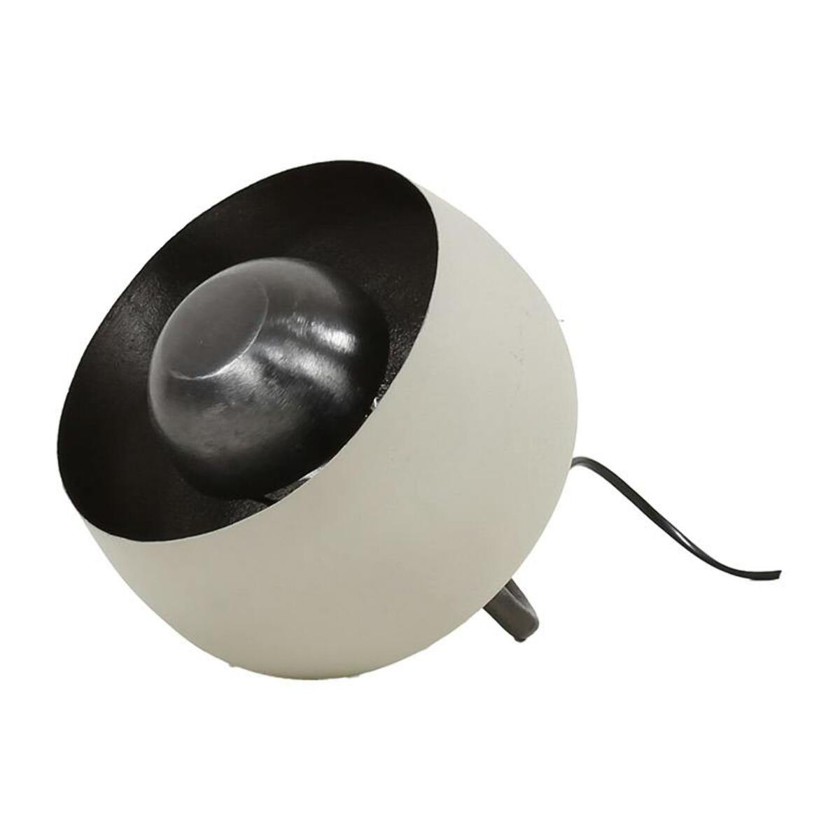 Lampe à poser cloche finition gris naturel ø 22 cm RALF