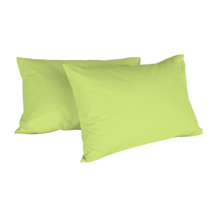 COPPIA FEDERE MAX COLOR, 100% Cotone, Made in Italy - VERDE ACIDO