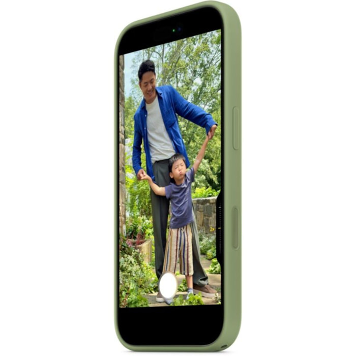 Coque APPLE iPhone 17 MagSafe silicone Vert ardoise